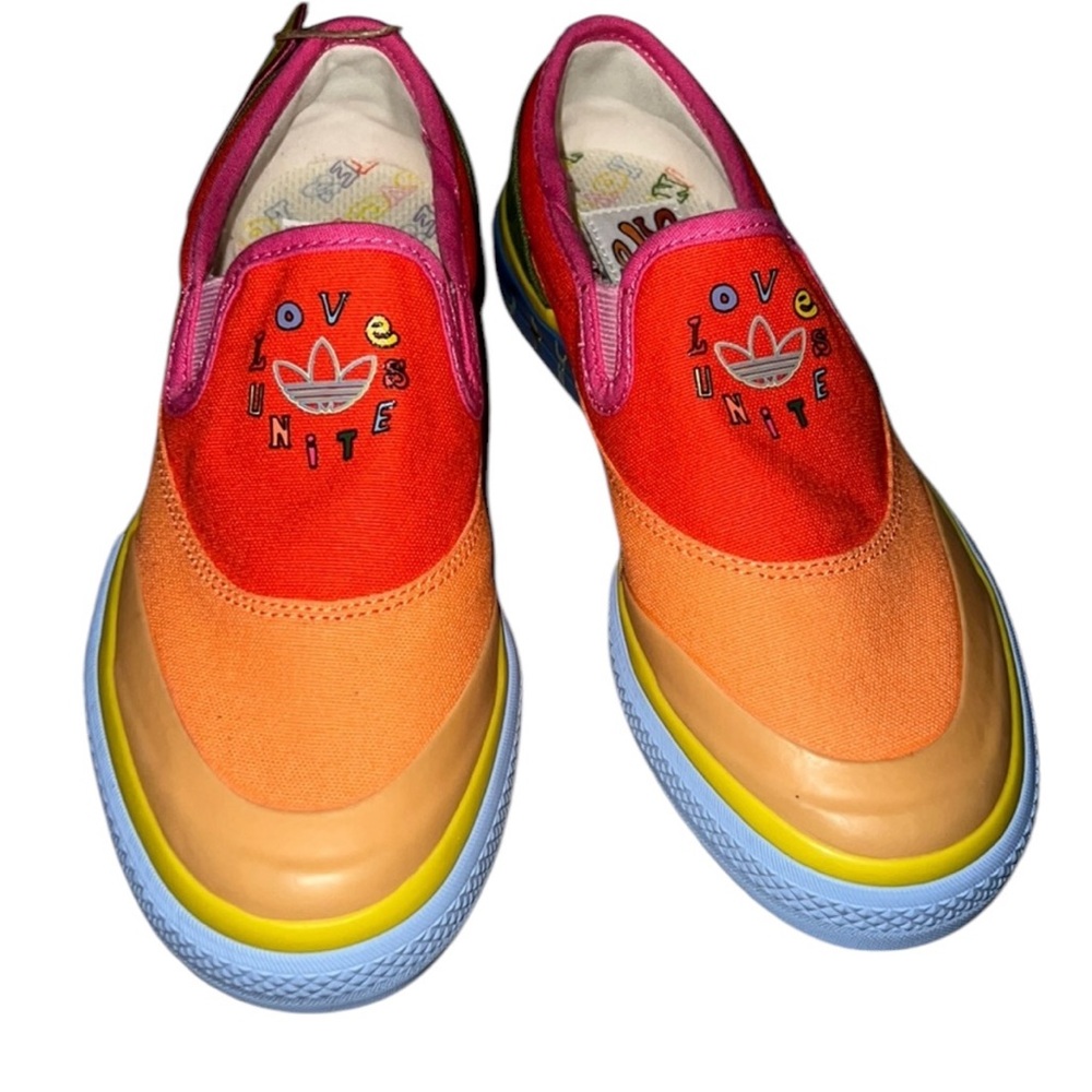 Adidas Originals Multicolor Canvas Sneakers – Size 3.5